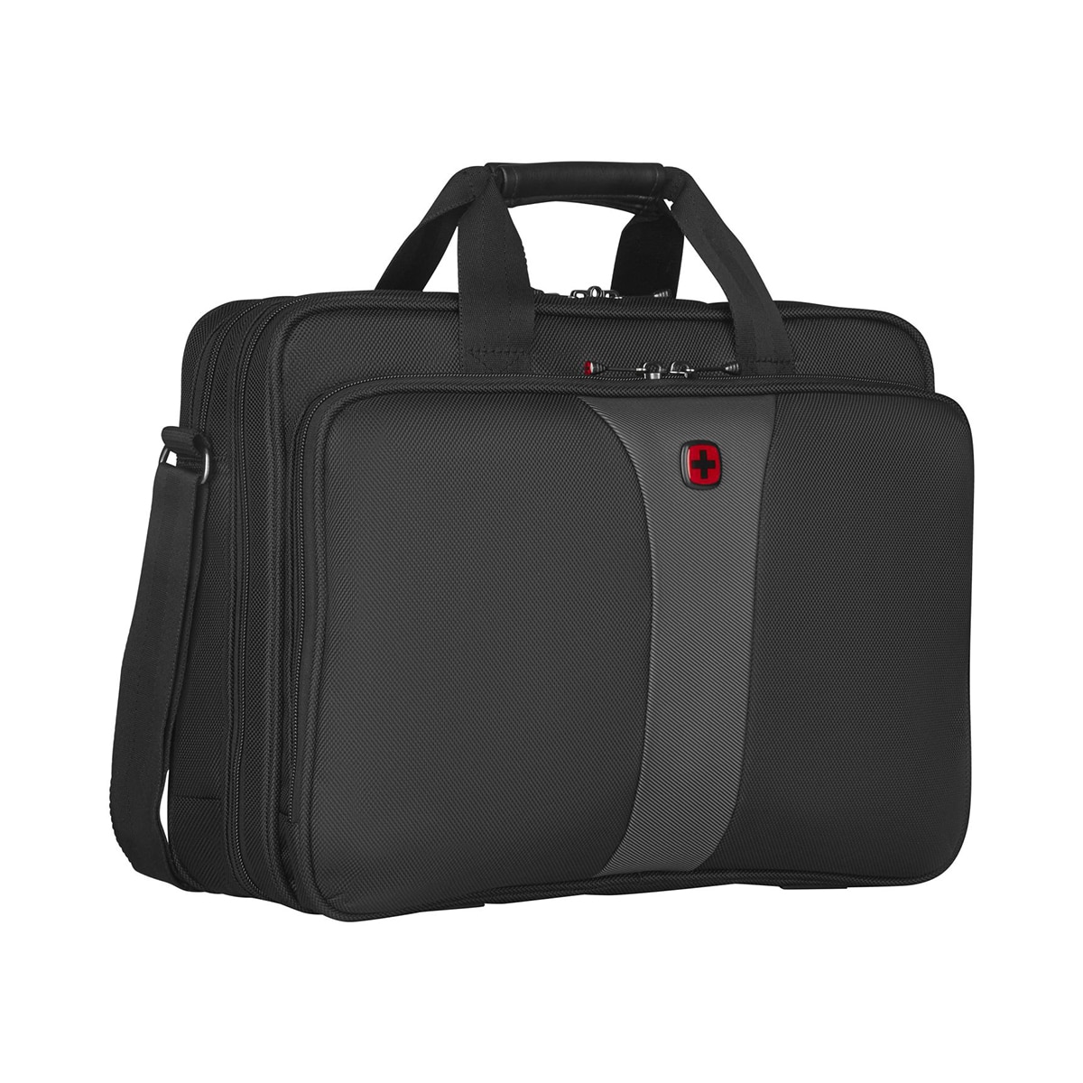 Maletín Wenger Legacy negro para portátiles de 16" Negro / Gris-4
