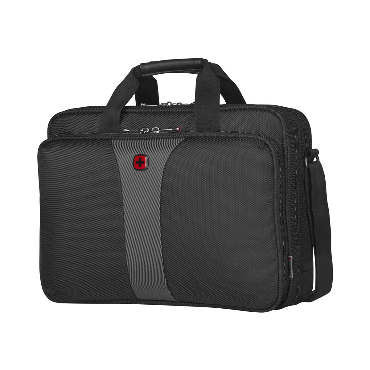 Maletín Wenger Legacy negro para portátiles de 16" Negro / Gris-5