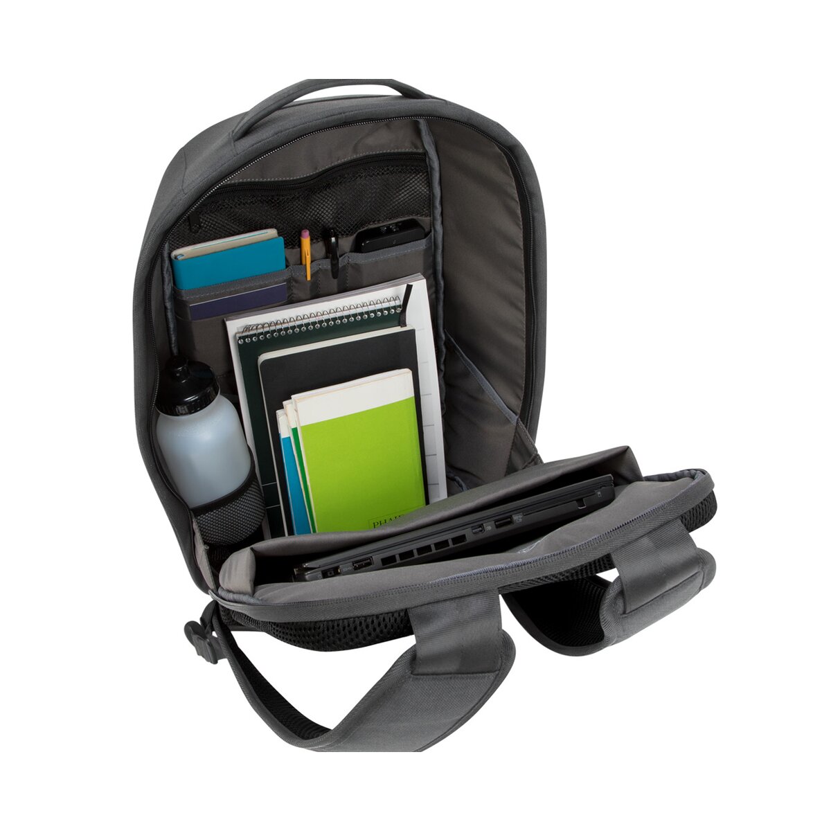 Mochila gris Targus Cypress Security para portátiles hasta 15,6" Gris / Negro-3