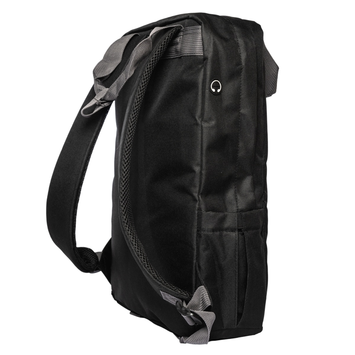 Mochila Smile Penny negra para portátiles hasta 16" y con salida para auriculares Negro-3