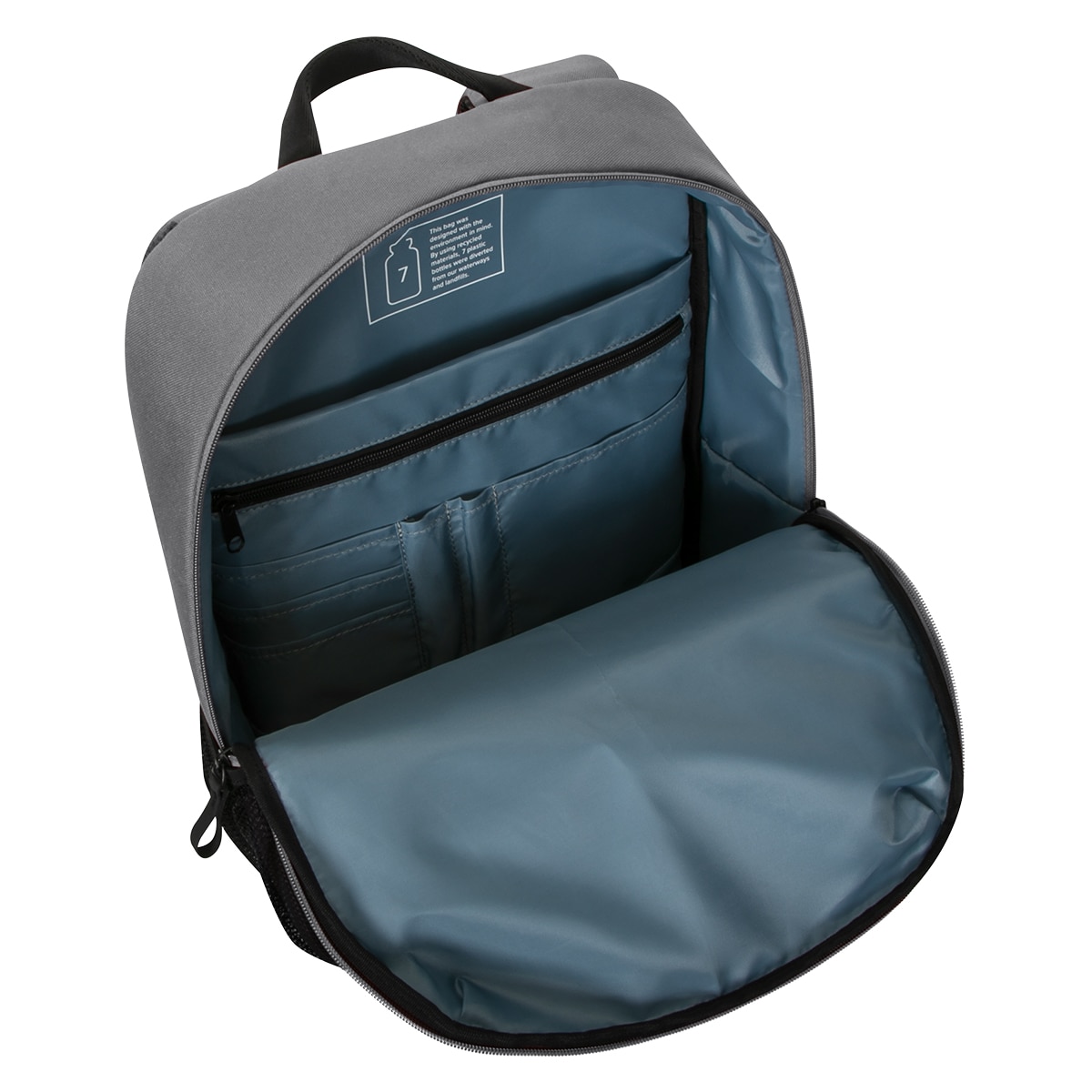 Mochila gris Targus Sagano EcoSmart Campus para portátiles hasta 16" Gris / Negro-7