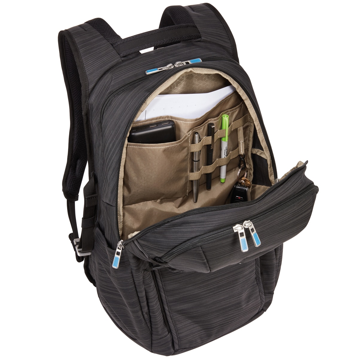 Mochila negra Thule Construct 28L para portátiles de 15,6" Negro-7