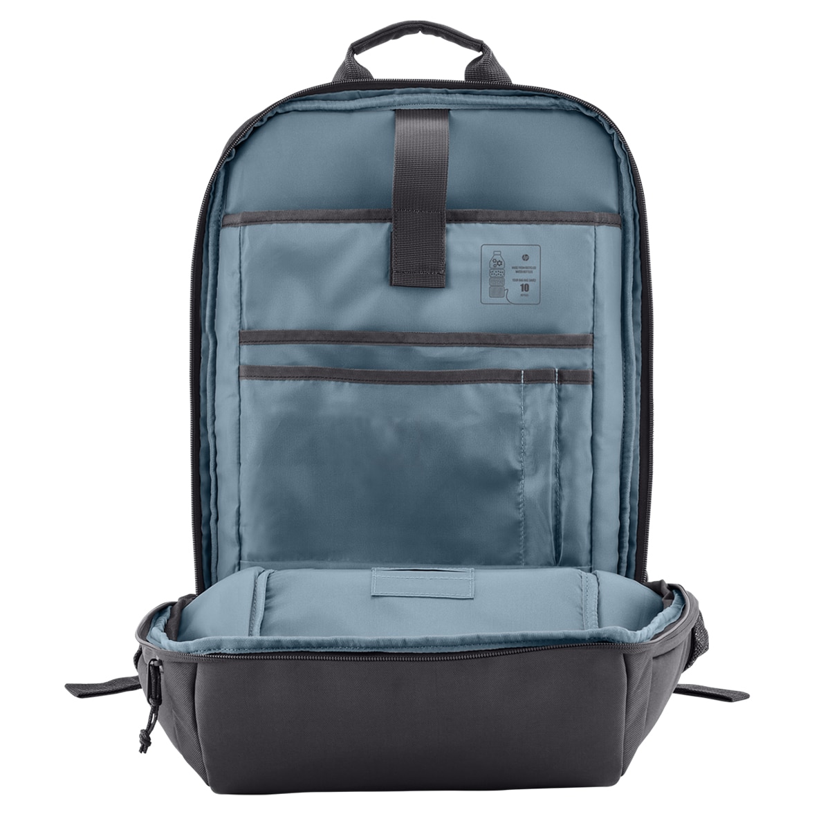 Mochila gris HP Travel 18L para portátiles de 15,6" Gris / Azul-3