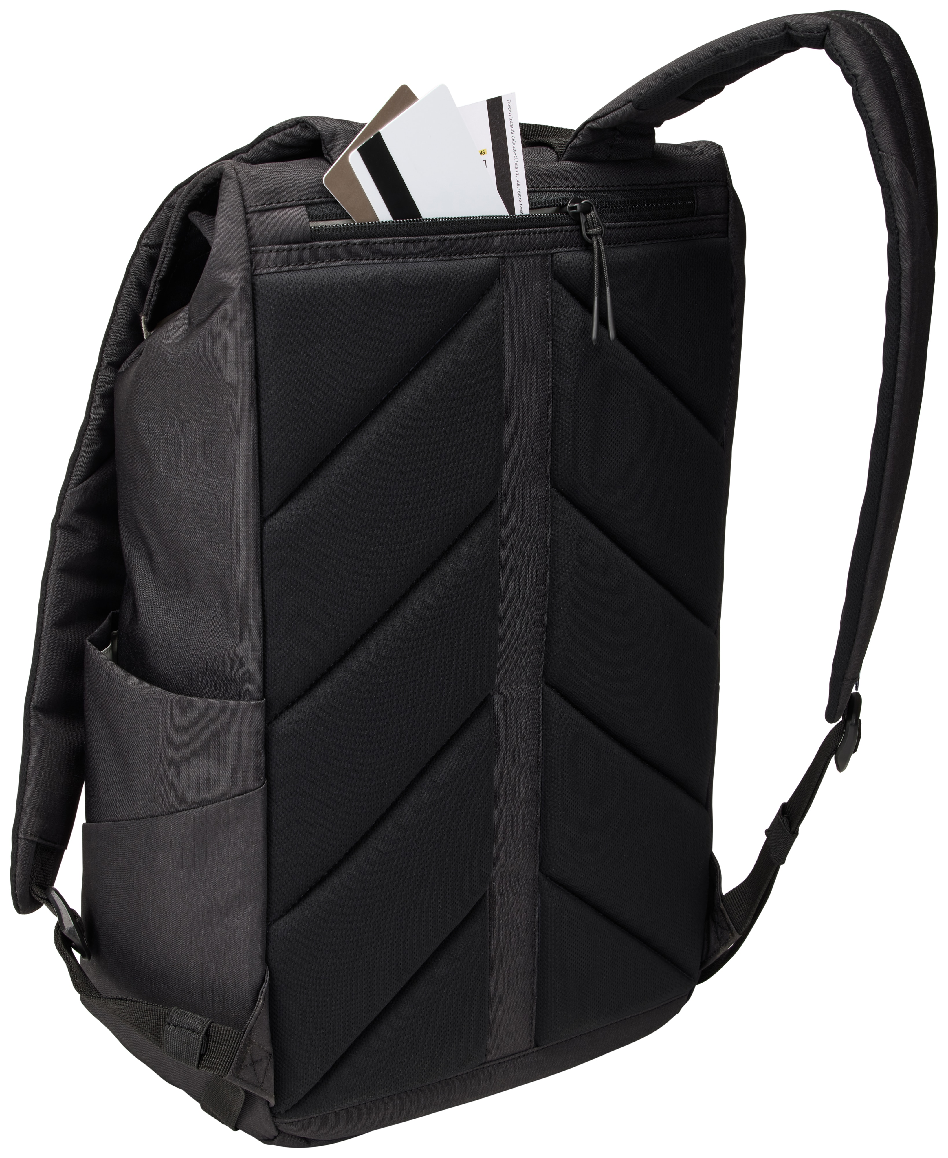 Mochila negra Thule Lithos para portátiles hasta 14" Negro-10