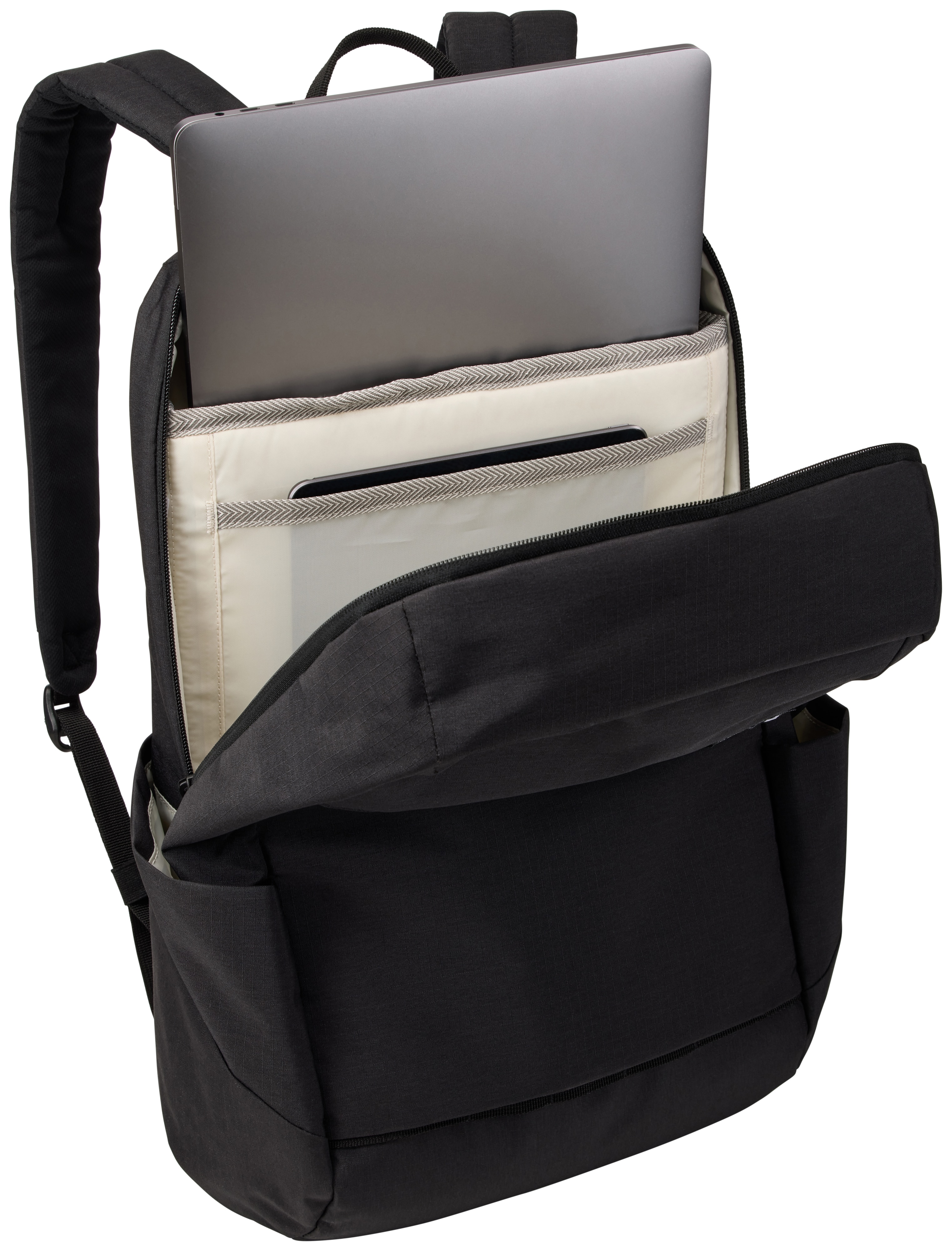 Mochila negra Thule Lithos para portátiles hasta 16" Negro-4