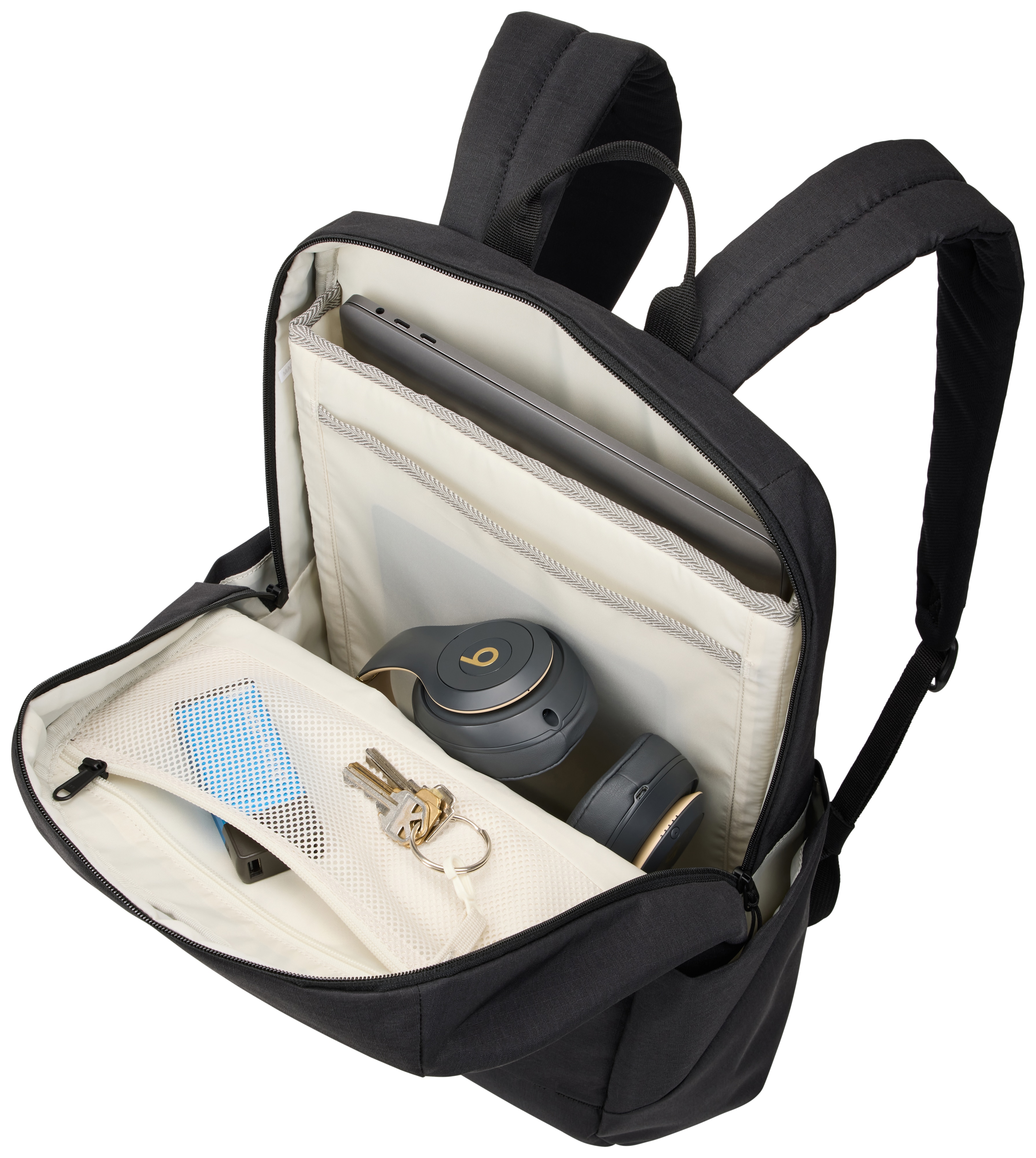 Mochila negra Thule Lithos para portátiles hasta 16" Negro-8