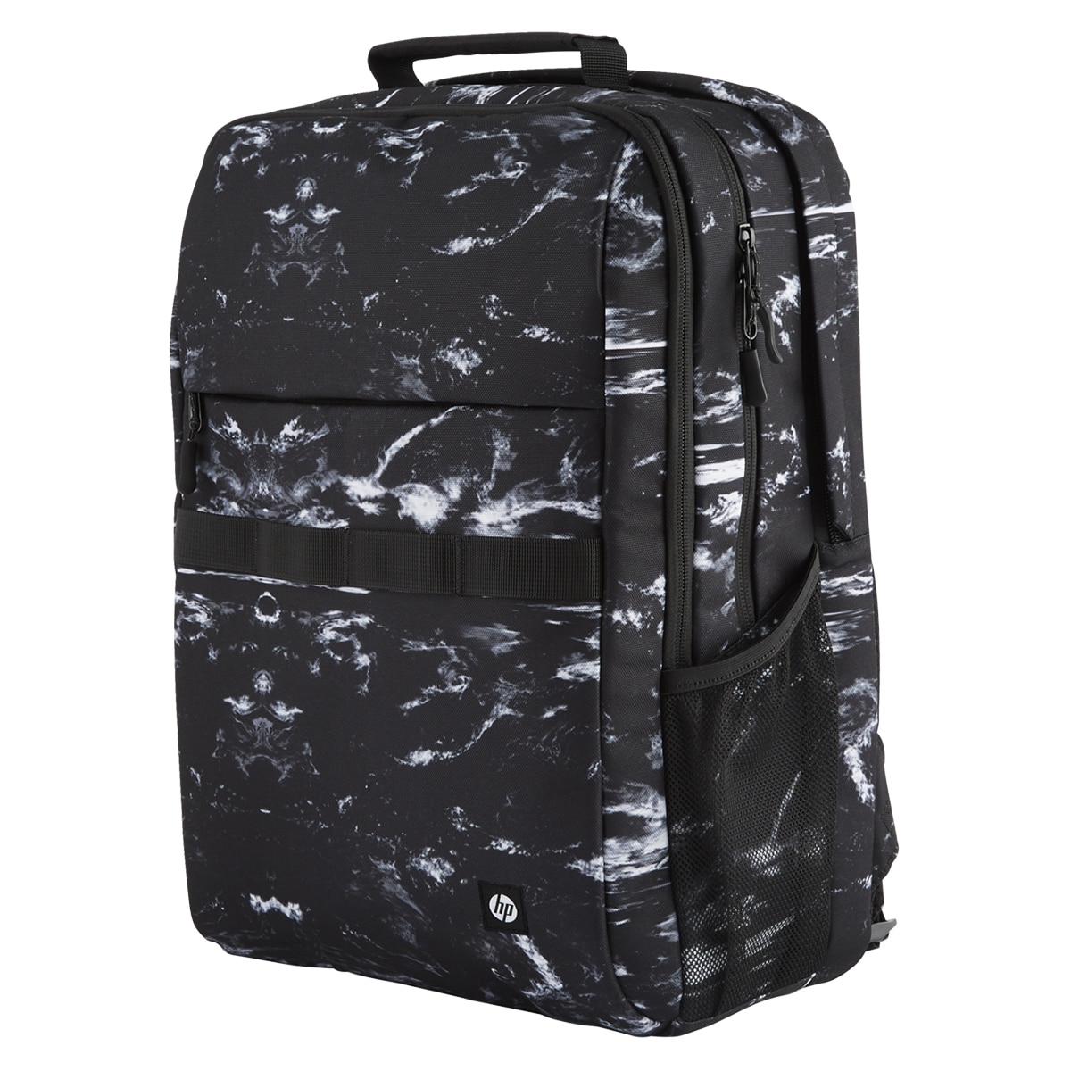 Mochila HP Campus XL Mármol para portátiles hasta 16" Negro / Blanco-4