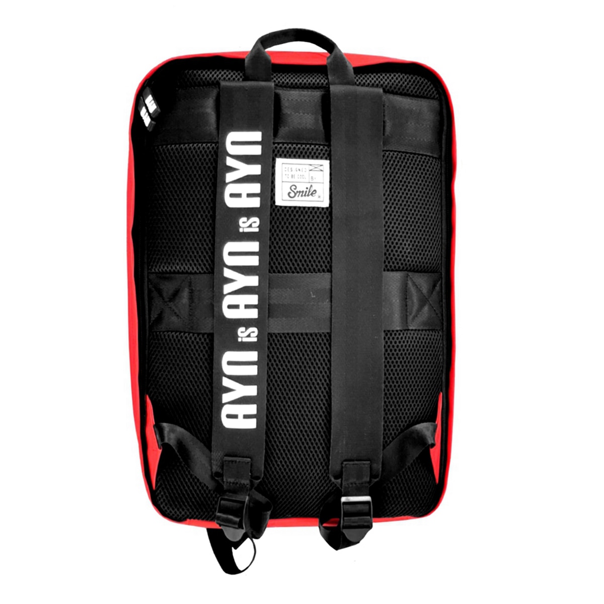 Mochila antirrobo Smile Akira roja para portátiles hasta 16" 2