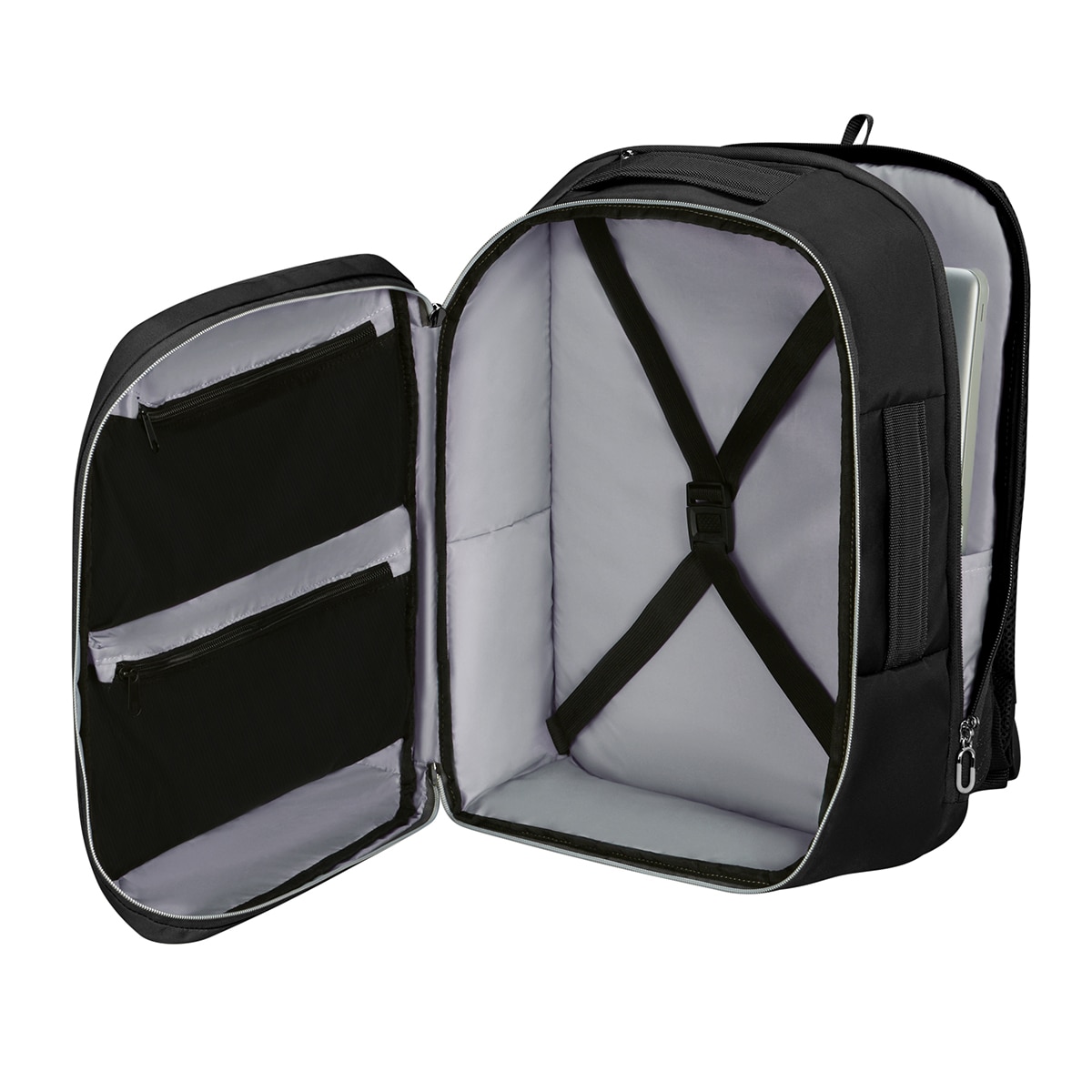 Mochila Samsonite Guardit Classy Cabina negra para portátiles de 15,6" - Gris Negro-6