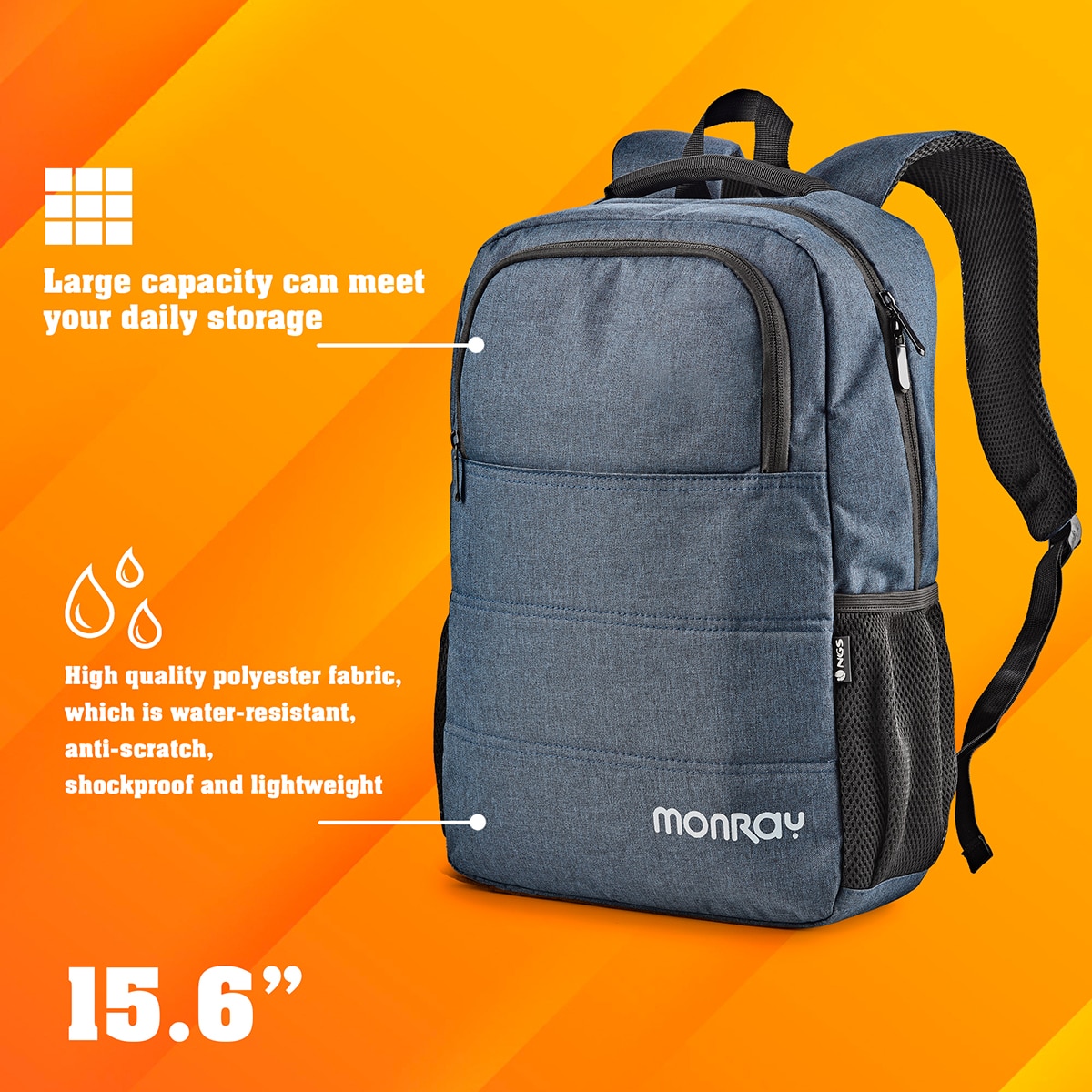 Mochila NGS Sacks Charter azul para portátiles de 15,6" Azul-5