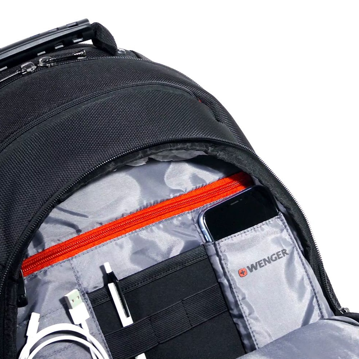 Mochila Wenger Legacy negra para portátiles de 16" Negro-8