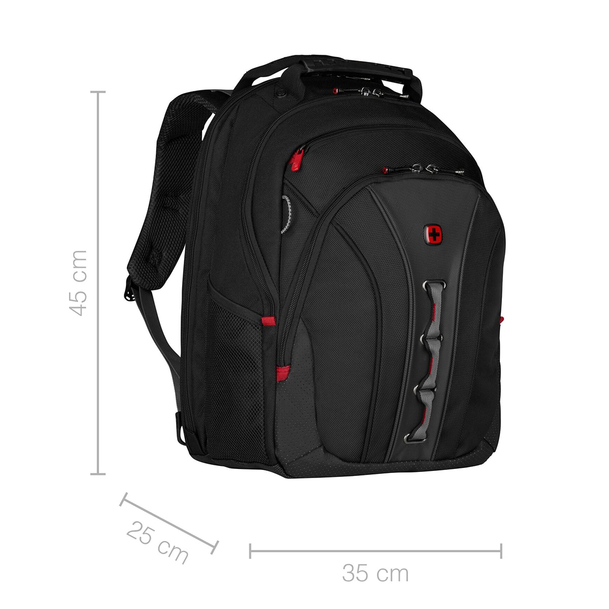 Mochila Wenger Legacy negra para portátiles de 16" Negro-9