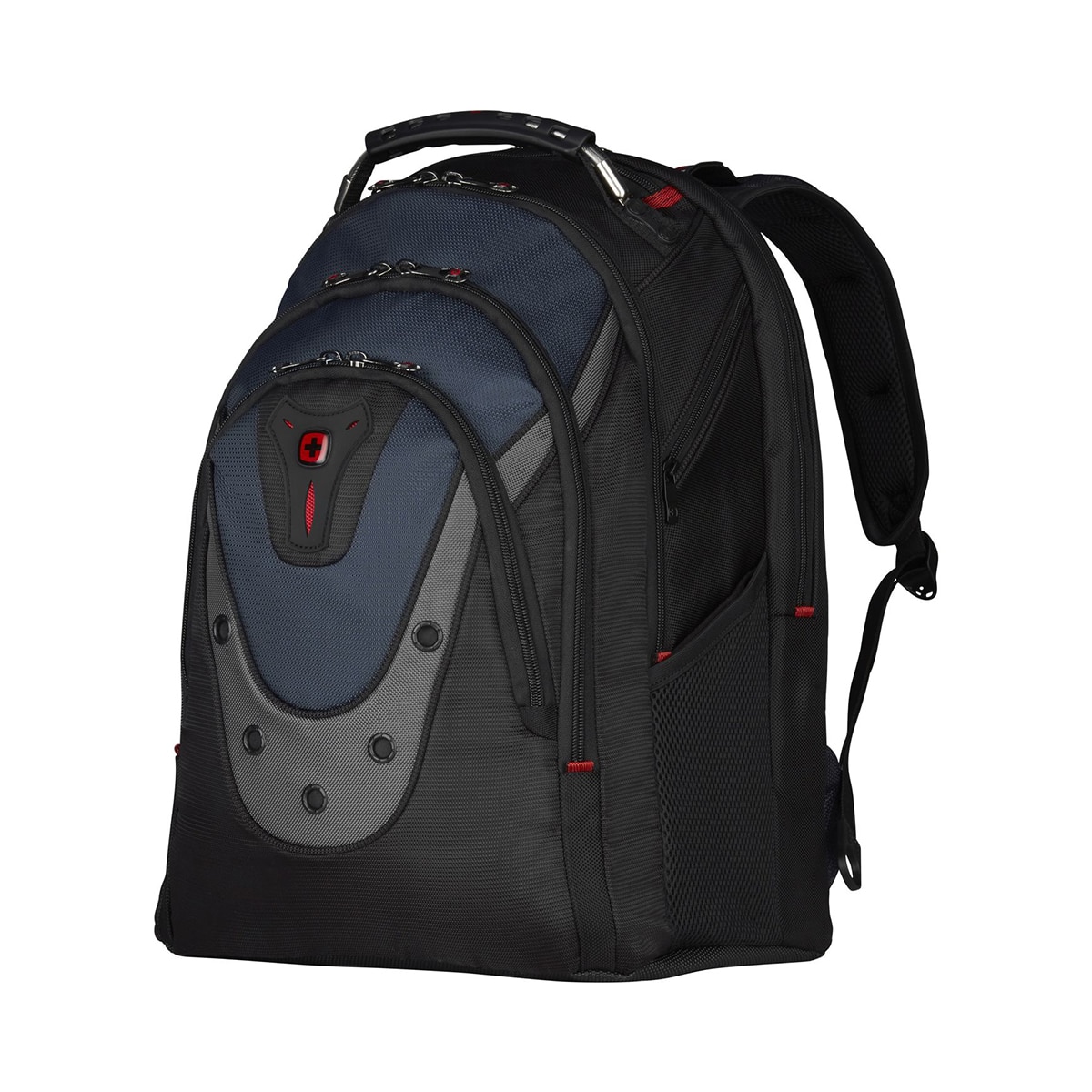 Mochila Wenger Ibex negro/azul para portátiles de 17" Negro / Azul-3