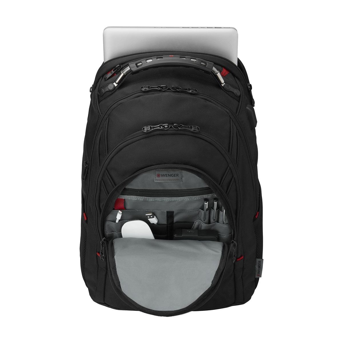 Mochila Wenger Balistic negra para portátiles de 16" Negro-8