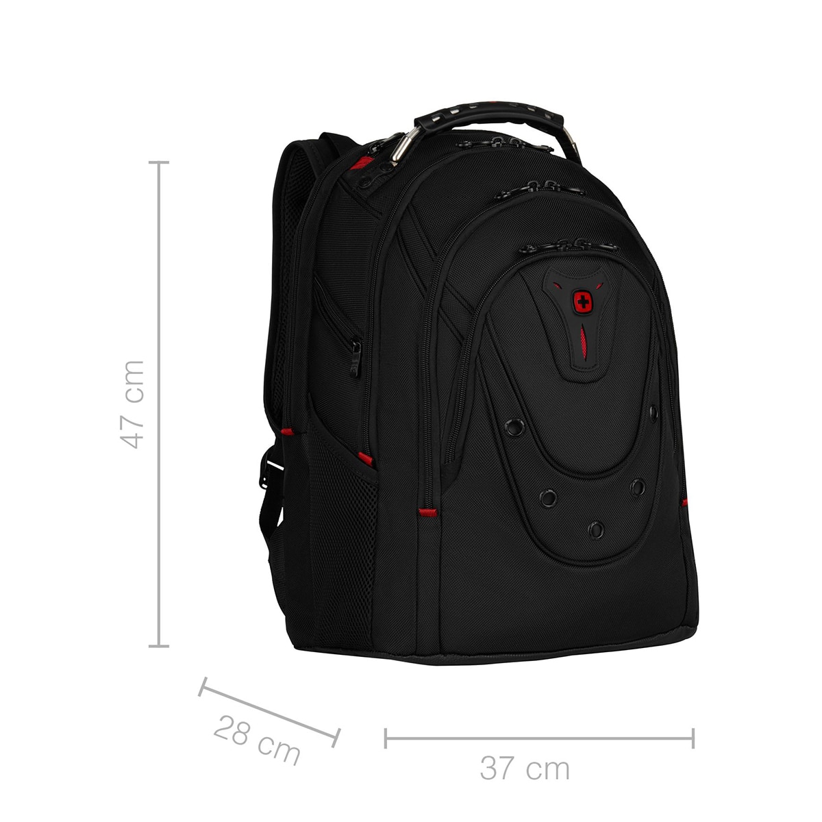 Mochila Wenger Balistic negra para portátiles de 16" Negro-11