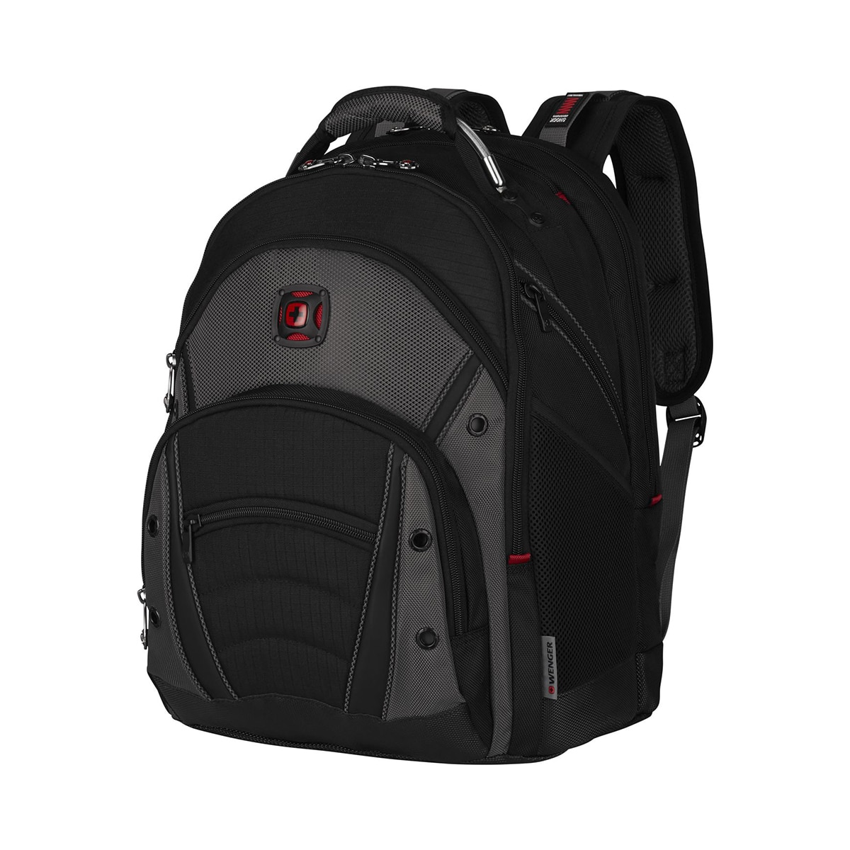 Mochila Wenger Sinergy negro/gris para portátiles de 16" Negro / Gris-3