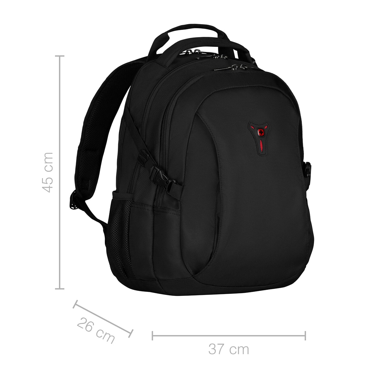 Mochila Wenger Sidebar negra para portátiles de 16" Negro-8
