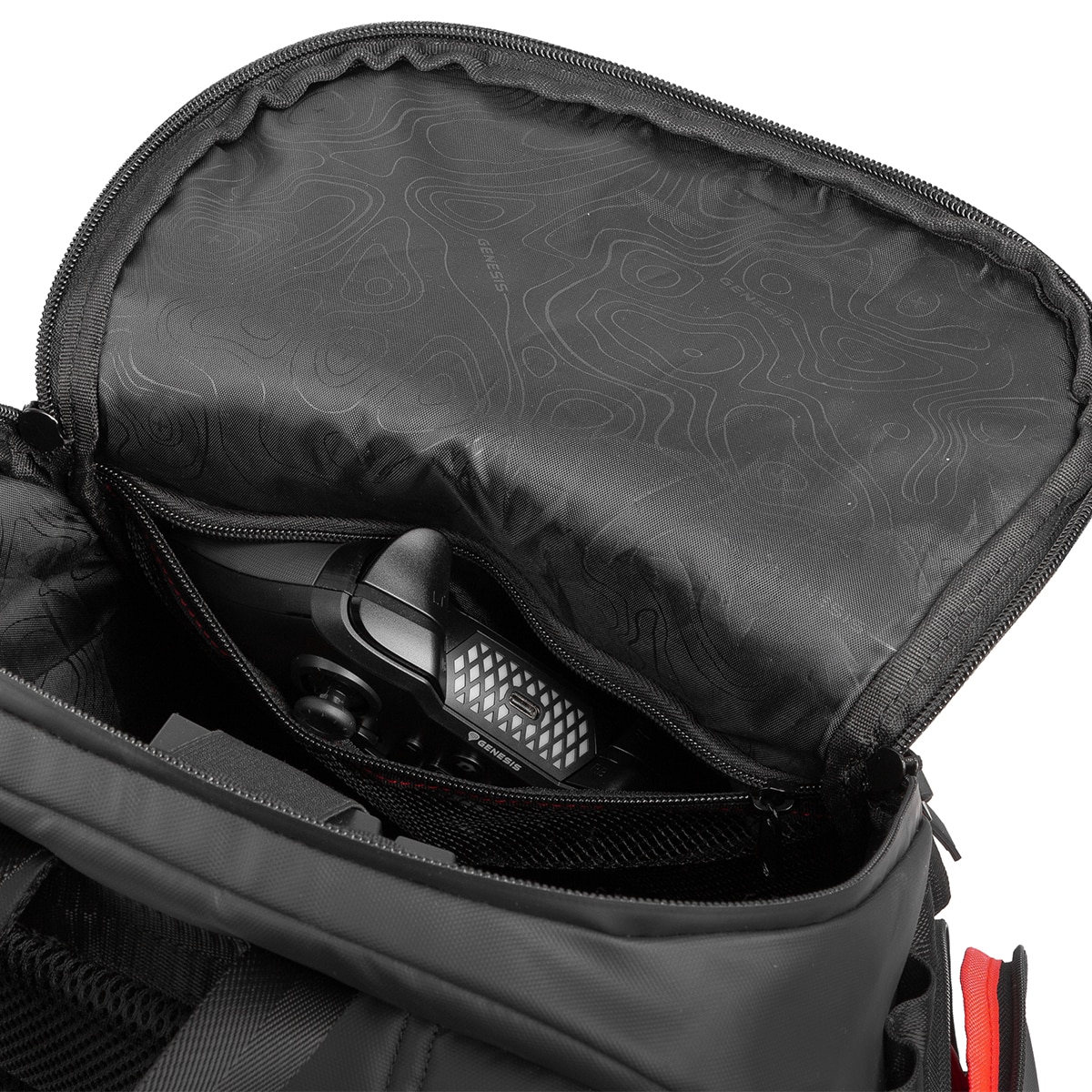 Mochila Gaming Genesis Pallad 420 negra para portátiles hasta 15,6" - Negro Negro-11