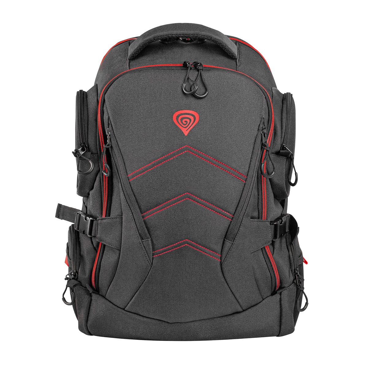 Imagen 0 de Mochila Gaming Genesis Pallad 550 negra para portátiles hasta 17,3"