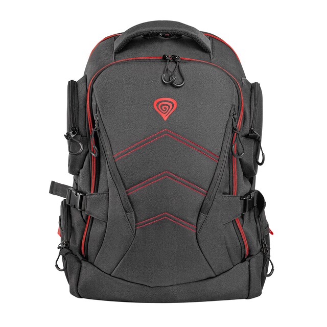 Imagen 0 de Mochila Gaming Genesis Pallad 550 negra para portátiles hasta 17,3"