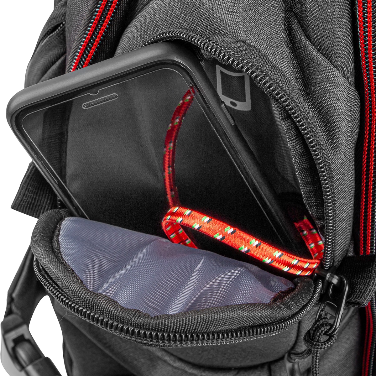 Mochila Gaming Genesis Pallad 550 negra para portátiles hasta 17,3" Negro-10