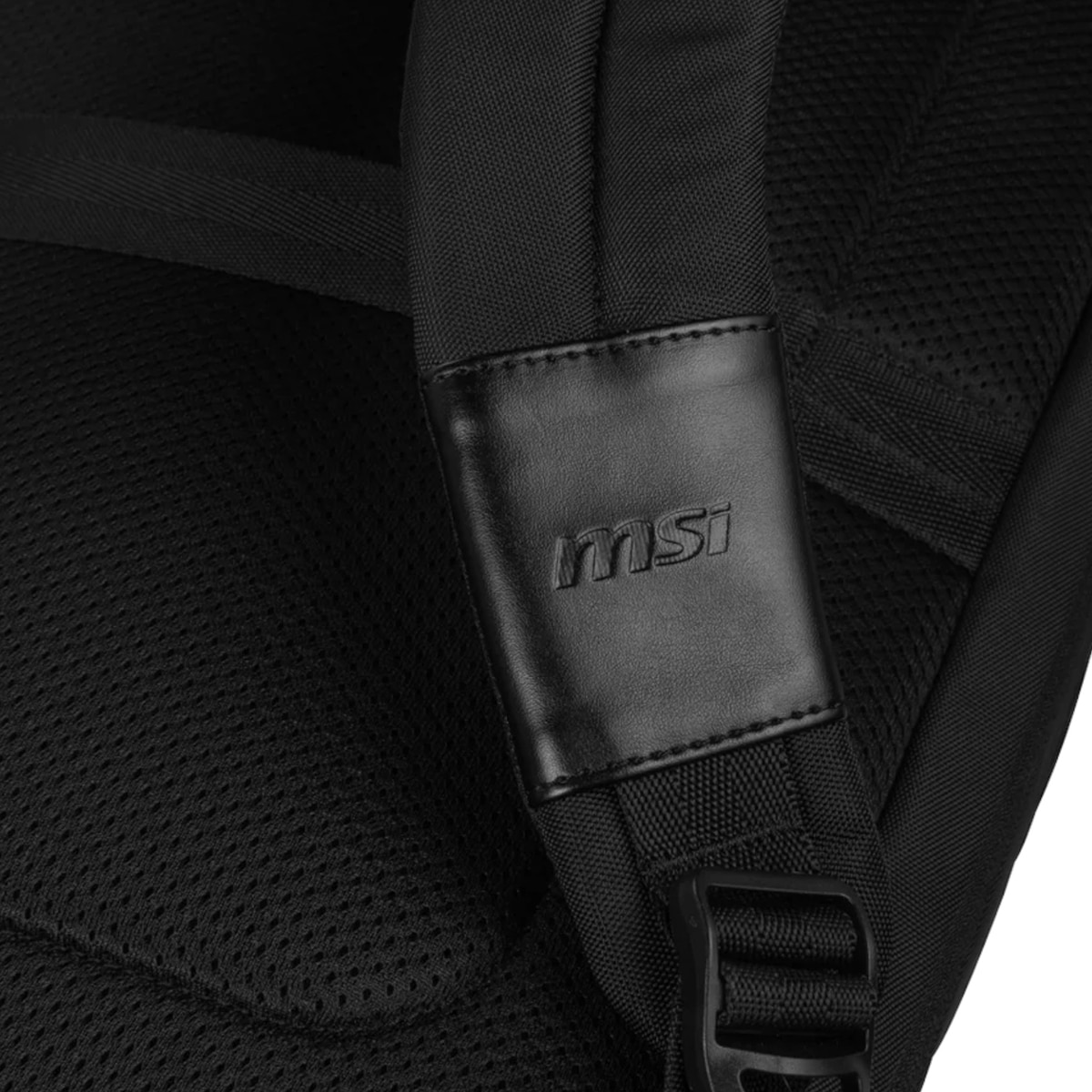 Mochila negra MSI Stealth Agent para portátiles hasta 17" Negro-7