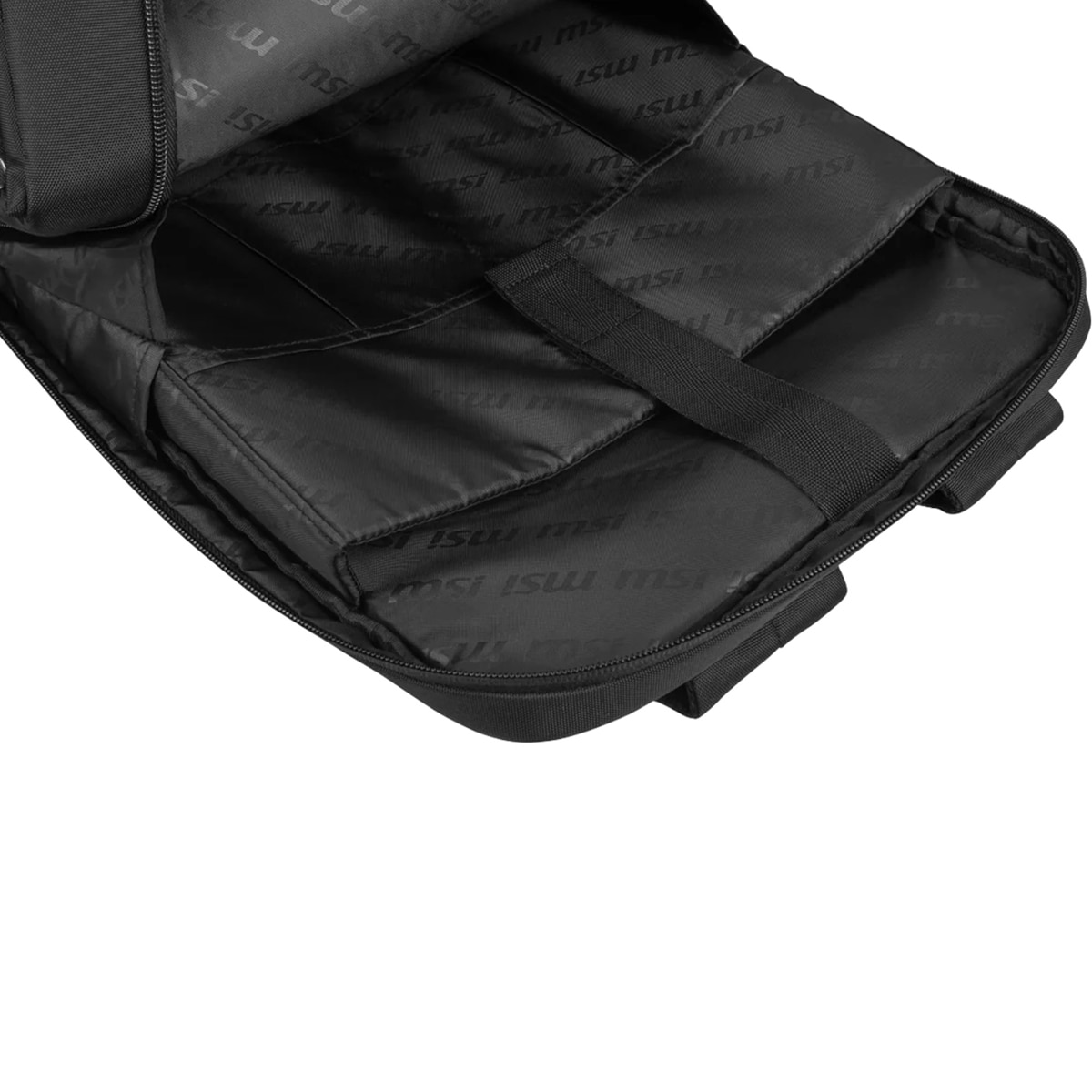 Mochila negra MSI Stealth Agent para portátiles hasta 17" Negro-9