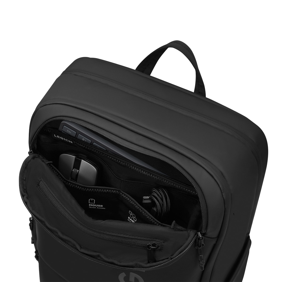 Mochila Gaming Lenovo Legion GB800 para Portáteis Até 17" Cinzento-9