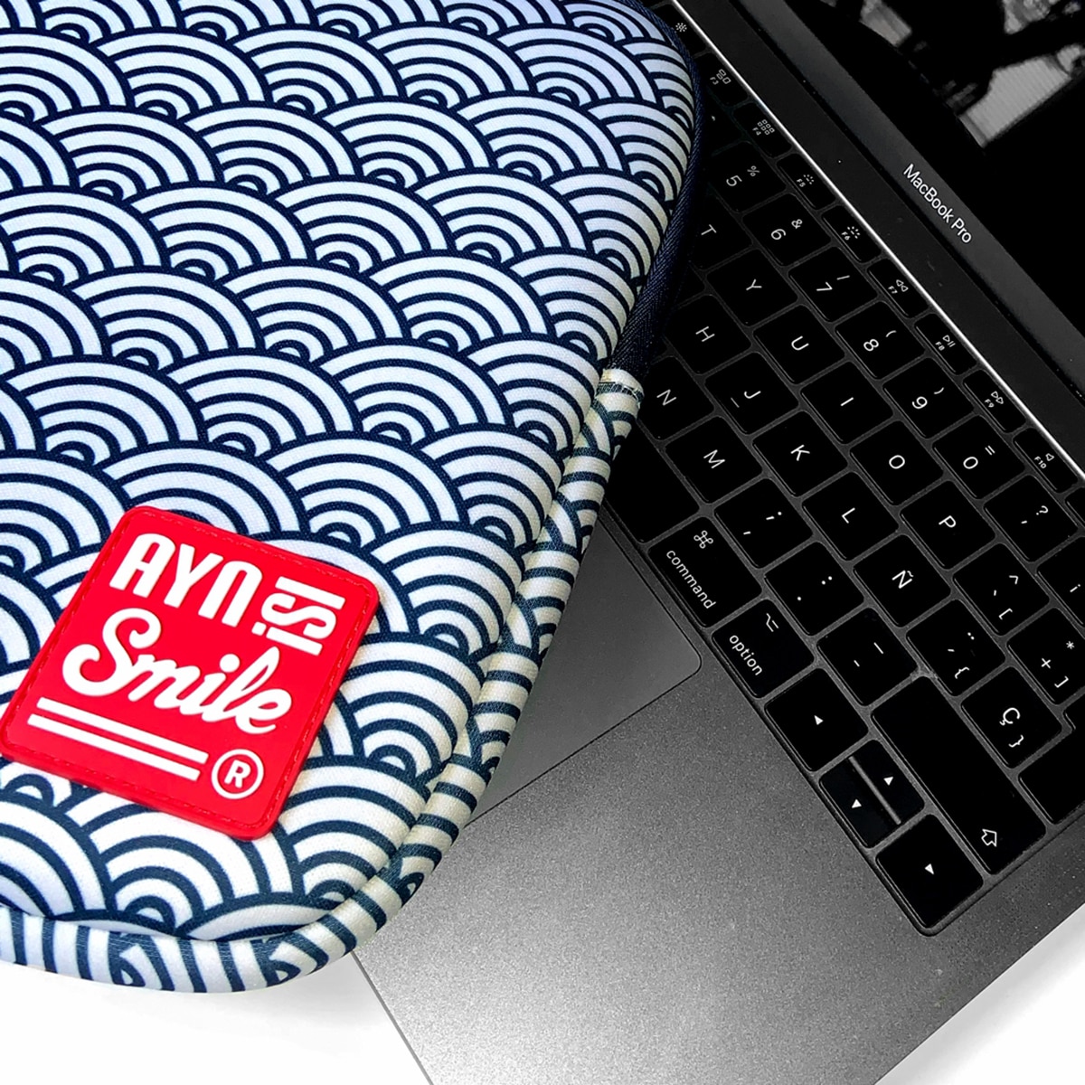 Funda Smile Kimono Azul Seigaiha para portátiles hasta 14" 8