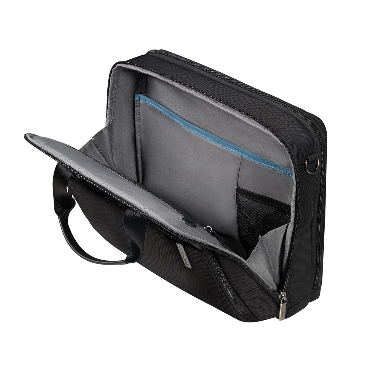 Maletín Samsonite Evosight negra con dos compartimentos para portátiles de 15,6" Negro-4