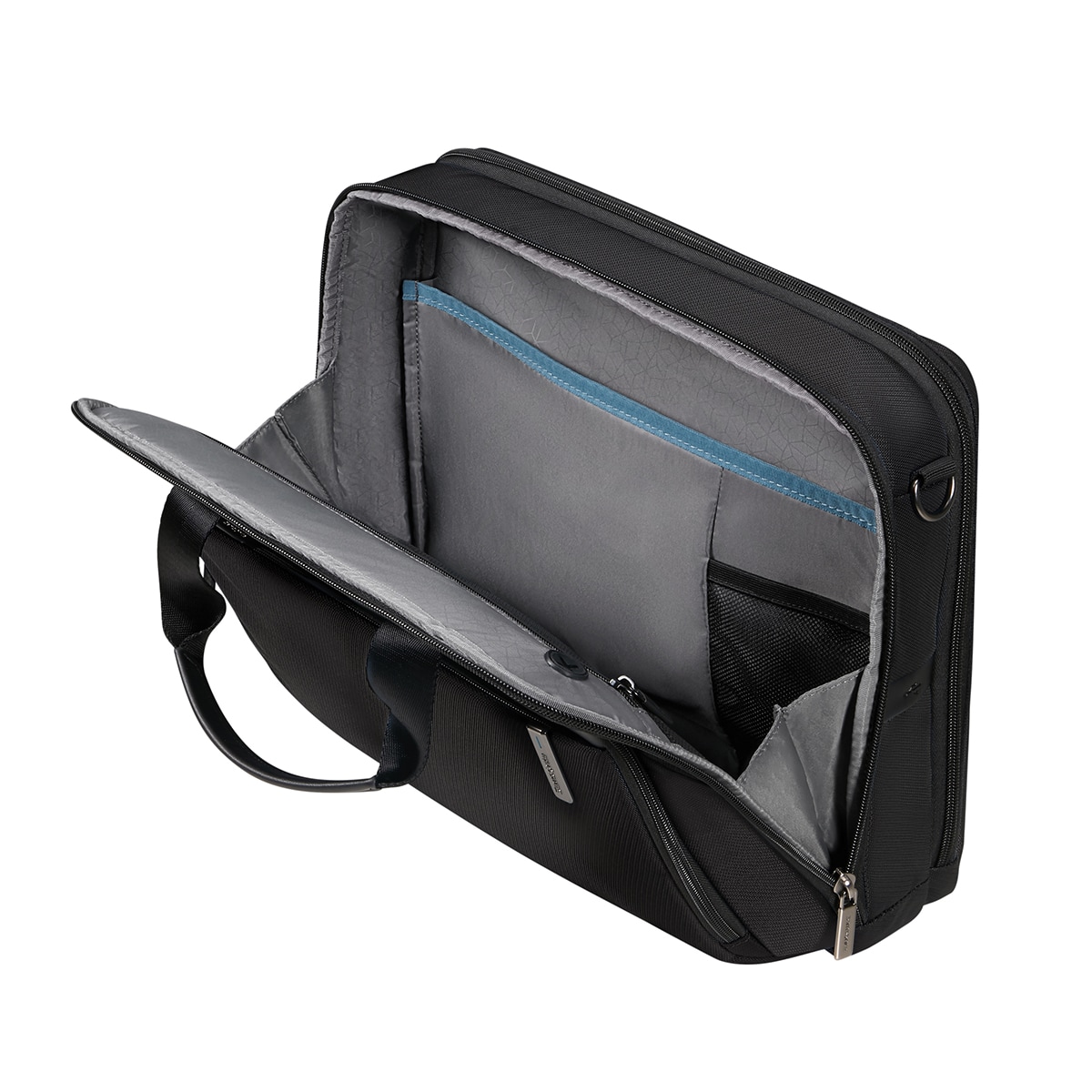 Maletín Samsonite Evosight negra con dos compartimentos para portátiles de 15,6" Negro-4