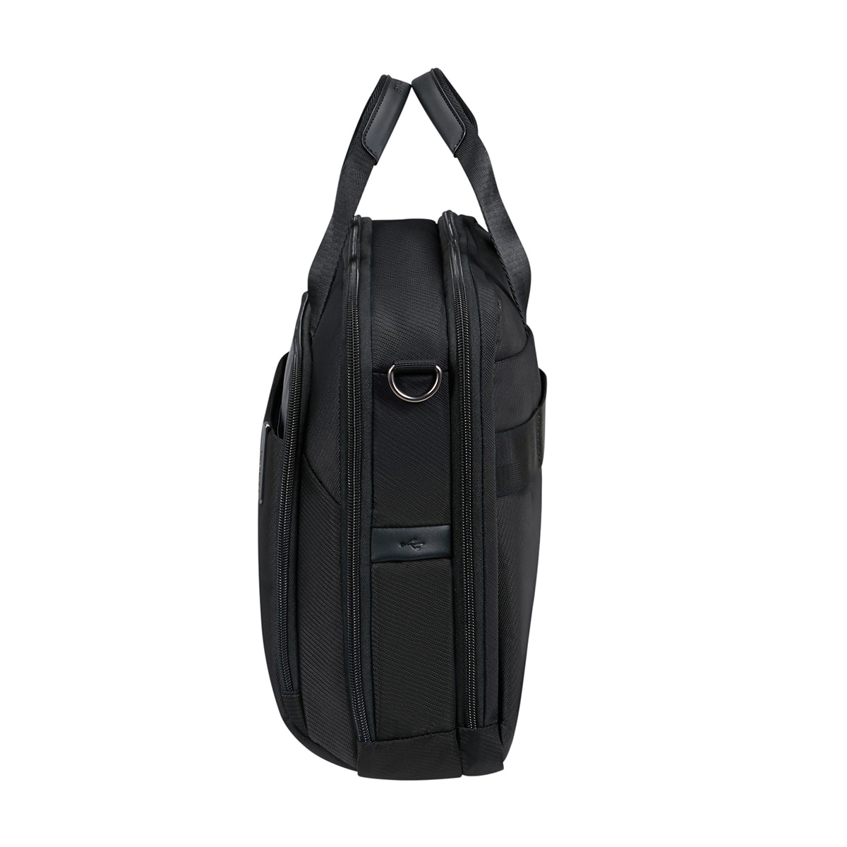 Maletín Samsonite Evosight negra con dos compartimentos para portátiles de 15,6" Negro-5