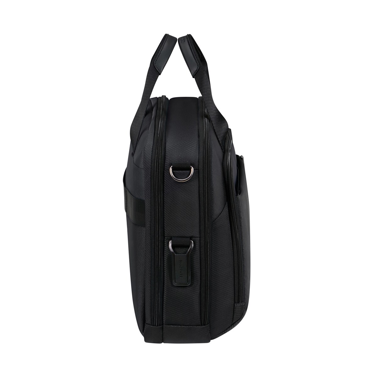 Maletín Samsonite Evosight negra con dos compartimentos para portátiles de 15,6" Negro-6