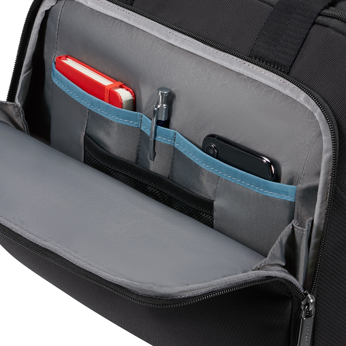 Maletín Samsonite Evosight negra con dos compartimentos para portátiles de 15,6" Negro-7