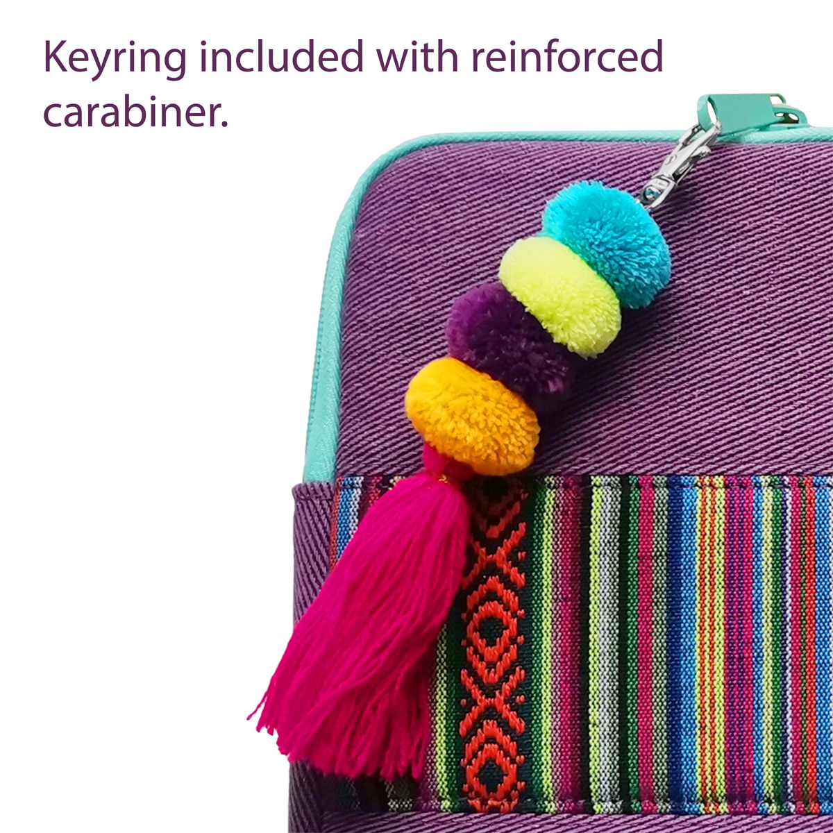 Funda Vamvam Essauira morada para portátiles hasta 16" Morado-4