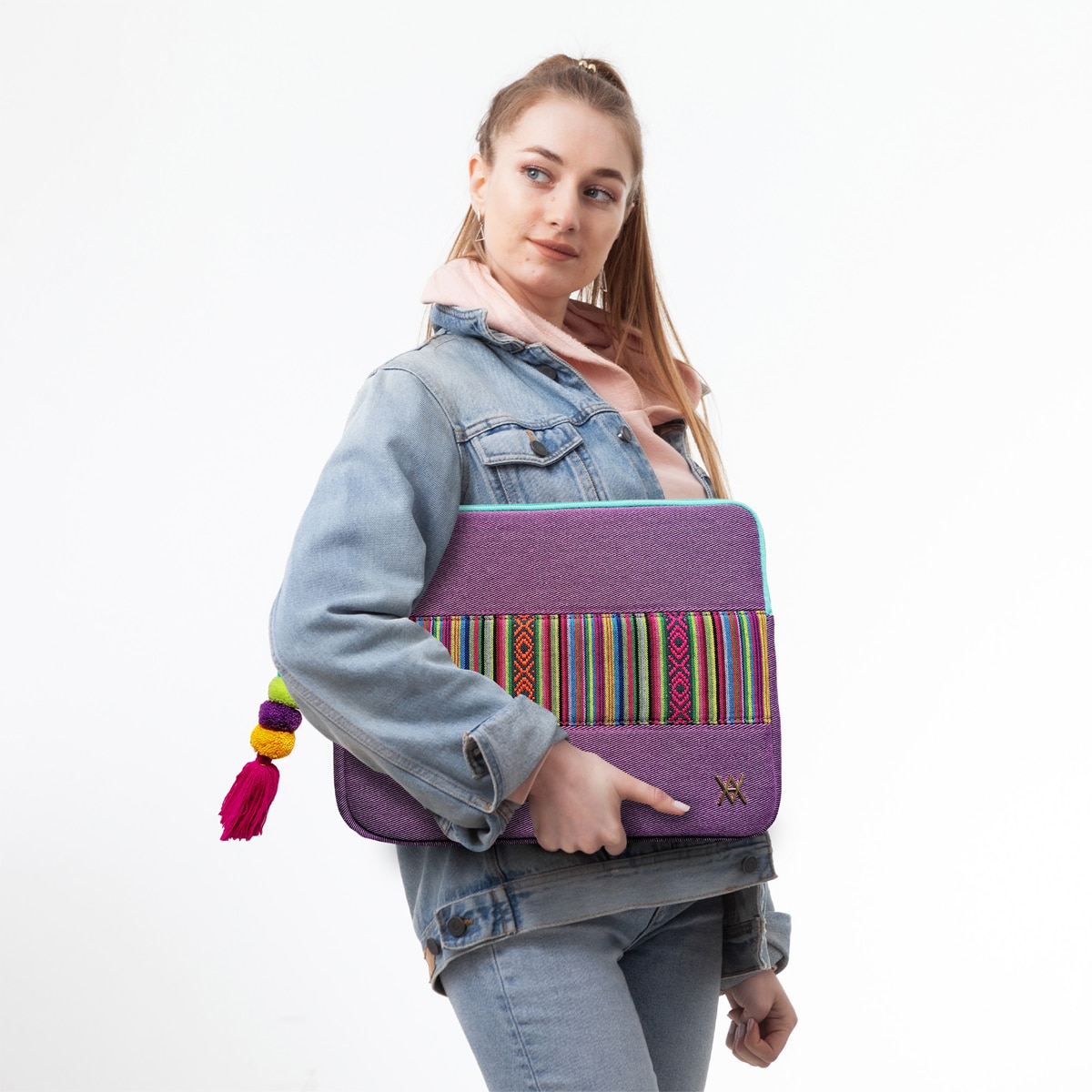 Funda Vamvam Essauira morada para portátiles hasta 16" Morado-7