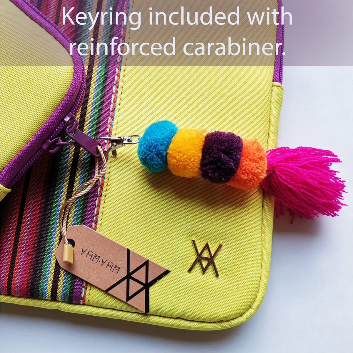 Funda Vamvam Lemonade amarilla para portátiles hasta 12" Amarillo-3