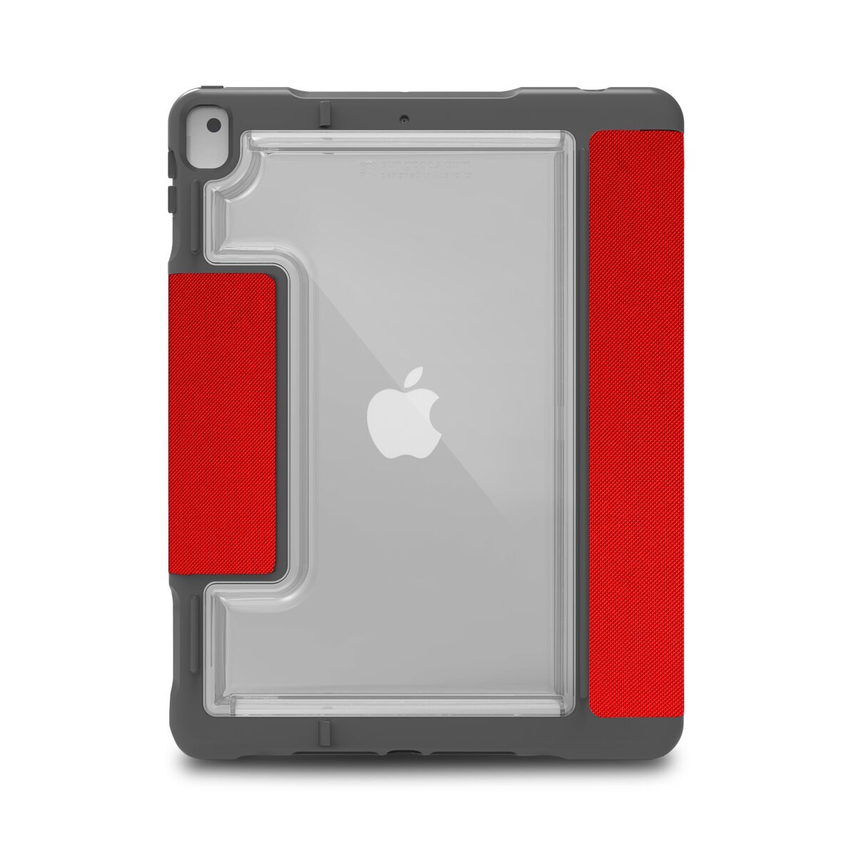 Funda rígida roja STM Dux Plus Duo para el iPad 7ª Gen (2019) Rojo-1