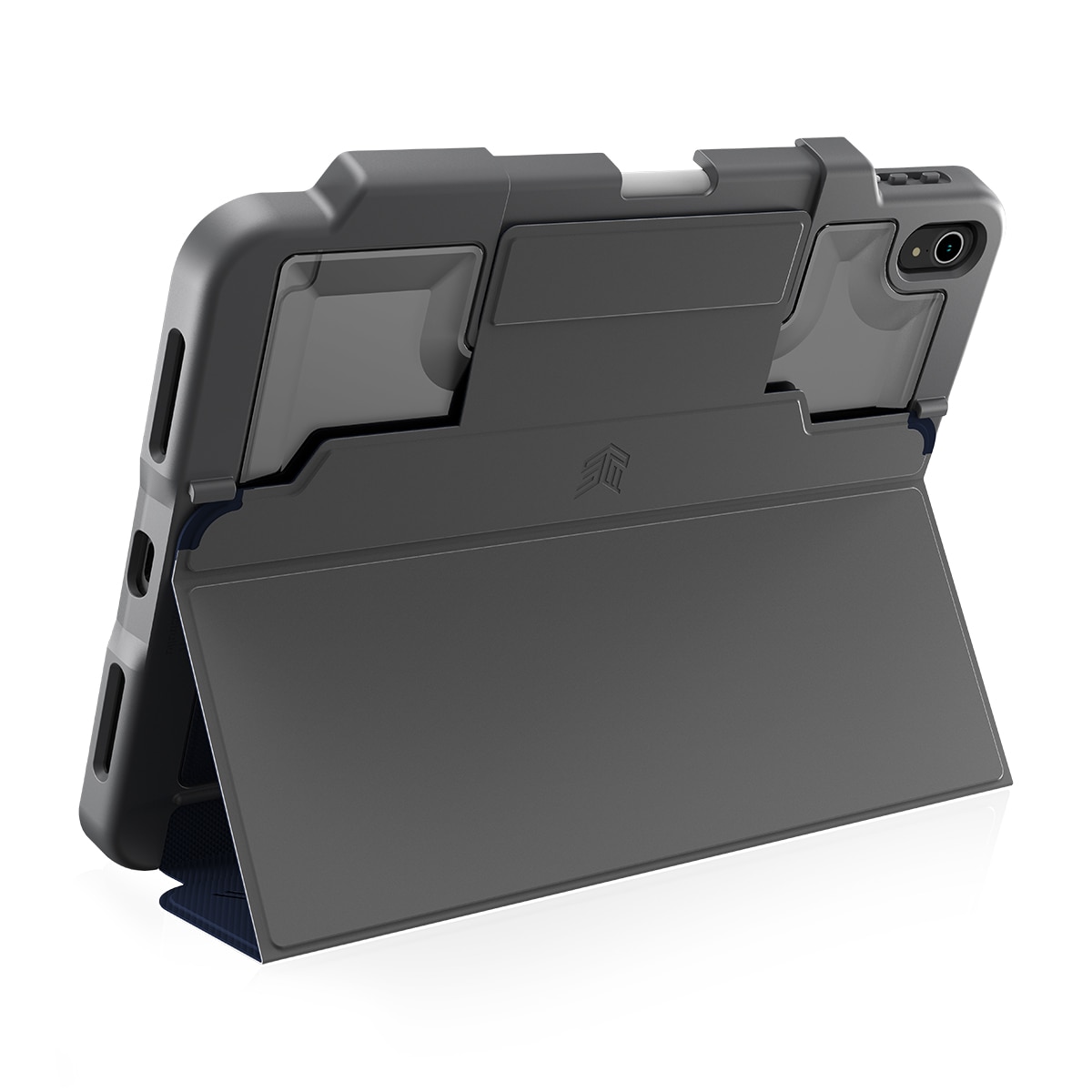 Funda azul STM Dux Plus para iPad 11 2025 (A16) y 10,9" 10ª Generación Azul-3