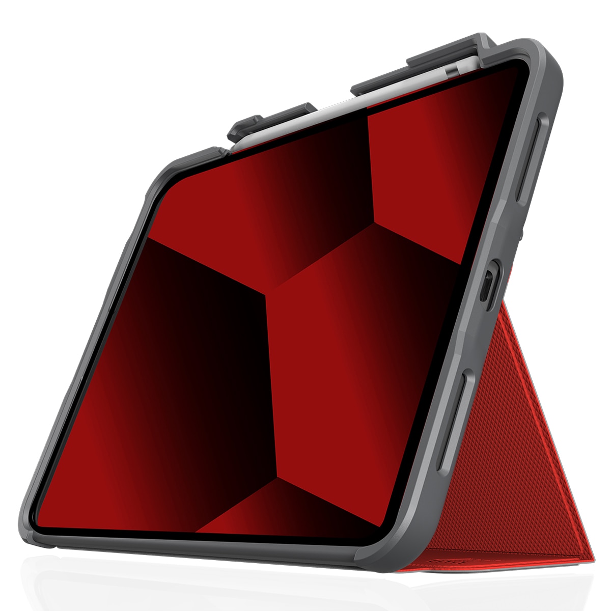 Funda roja STM Dux Plus para iPad 11 2025 (A16) y 10,9" 10ª Generación Rojo-1