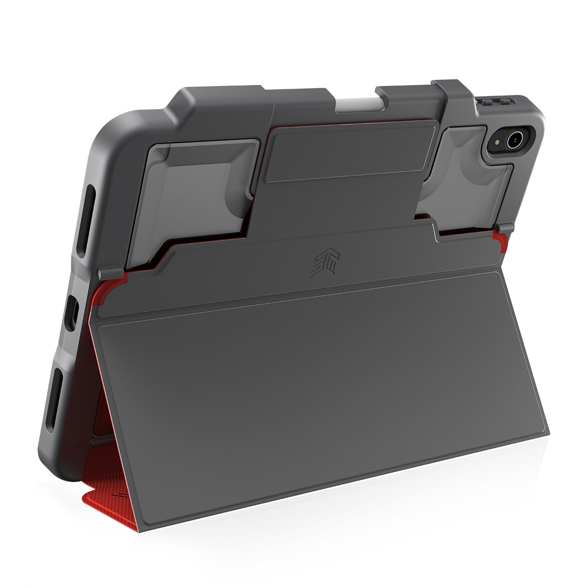 Funda roja STM Dux Plus para iPad 11 2025 (A16) y 10,9" 10ª Generación Rojo-3