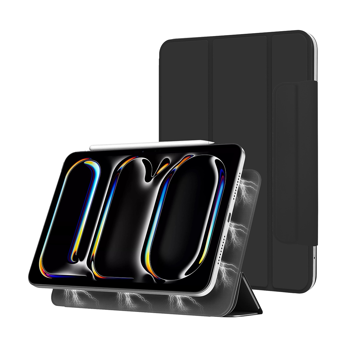 Funda magnética con tapa Friendly License para iPad Pro 11" Negro-3
