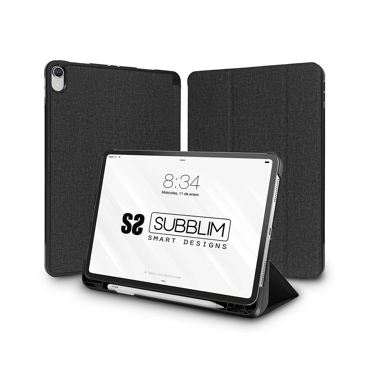 Funda Subblim Shock Case para iPad 11/ 11ª Gen / iPad 10,9" de 10ª Gen. Negro-4