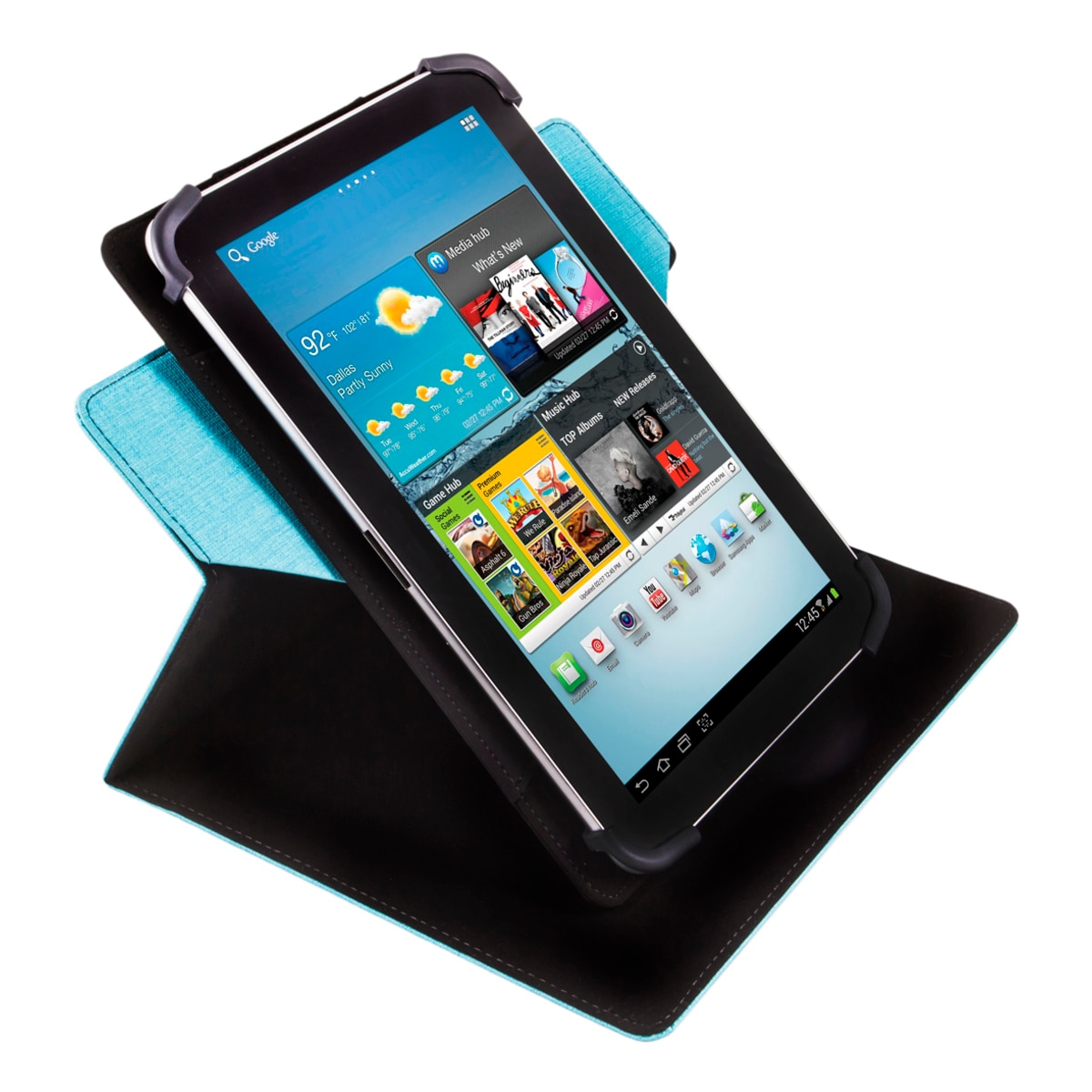 Funda azul SilverHT Rotatory para tablets de 22,86 - 25,65 cm (9" a 10,1") Azul-8