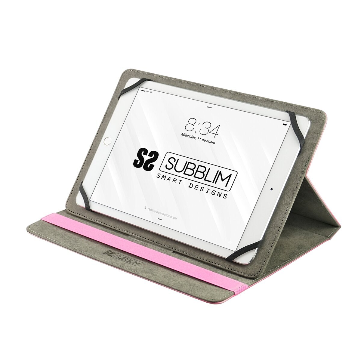 Funda Subblim Trendy Cats para tablets de 22,86 - 25,65 cm (9 a 10,1") Rosa / Lila-6
