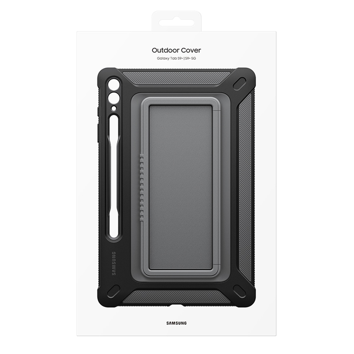 Funda negra Samsung Stand para Galaxy Tab S9+ 3