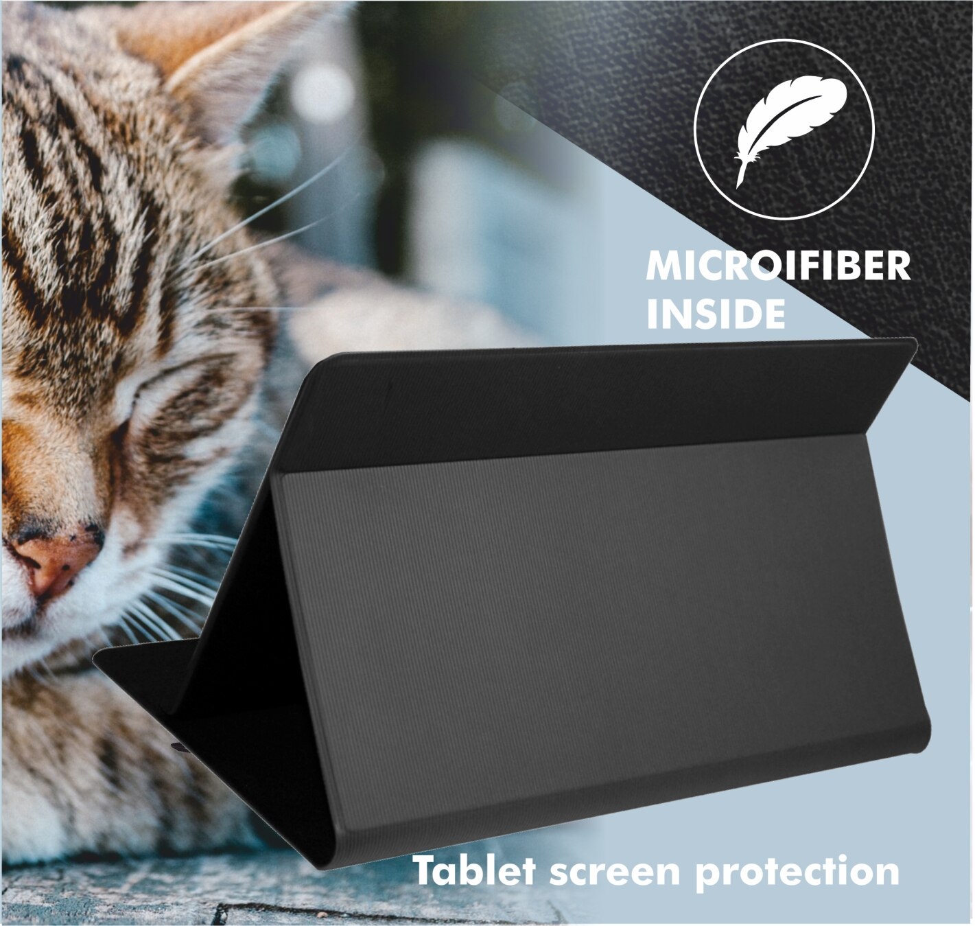 Funda SilverHT Wave Universal para tablets de 9" a 11" negro 6