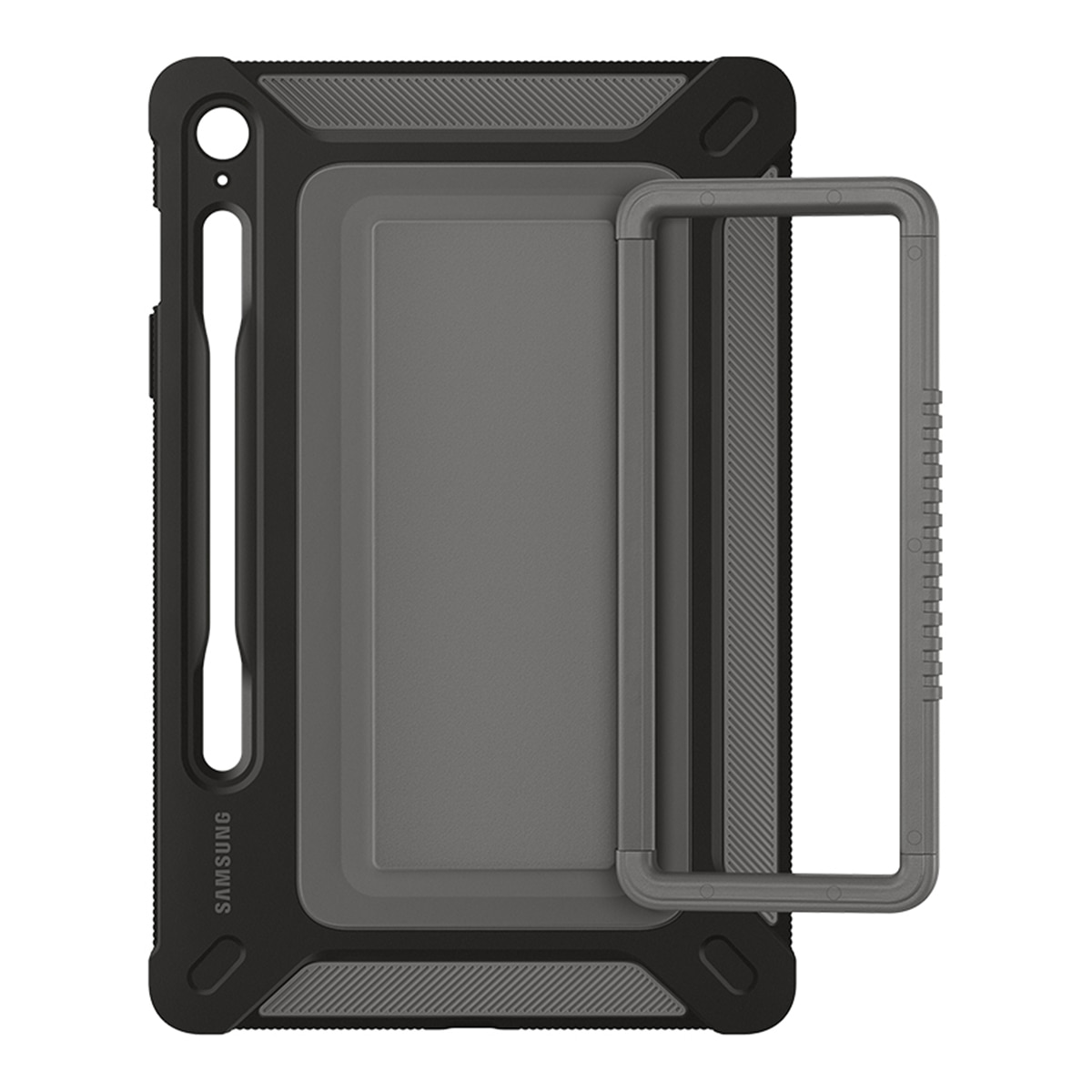 Funda negra con soporte stand Samsung para Tab S9 FE / Tab S9 3