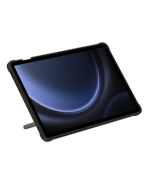 Funda negra con soporte stand Samsung para Tab S9 FE+ / Tab S9+ 4
