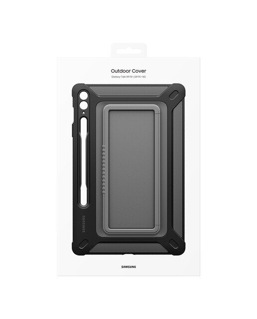 Funda negra con soporte stand Samsung para Tab S9 FE+ / Tab S9+ 5